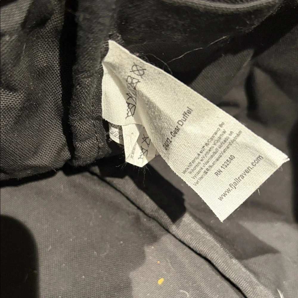 Fjallraven Gray Duffel Bag